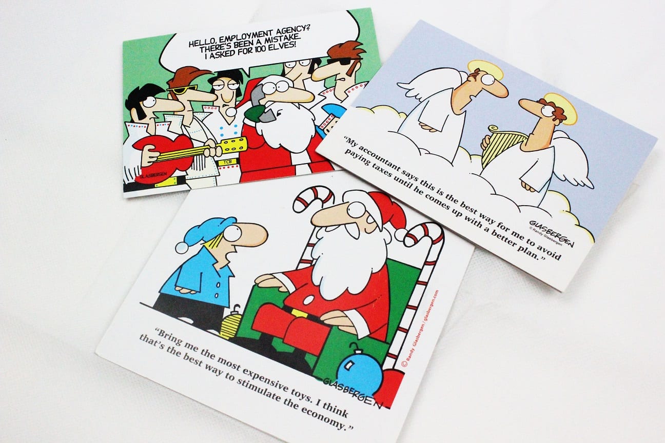 Christmas cards for Carbon Accountancy by Caspia Consultancy