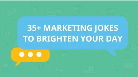 35 marketing jokes