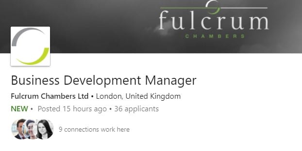 Client Business Development Role – Fulcrum