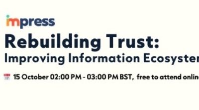 World Ethics Day, 15 October, 2 PM – 3 PM BST : “Rebuilding Trust, Improving Information Ecosystems”